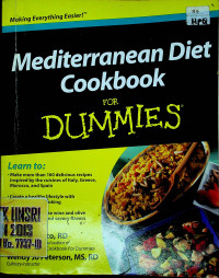 Mediterranean Diet Cookbook FOR DUMMIES