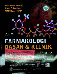 FARMAKOLOGI DASAR & KLINIK, Vol. 2 Edisi 12