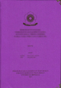 Hubungan Personal Hygiene Dengan Kejadian Demam Tifoid Pada Mahasiswa Strata-1 Universitas Sriwijaya Kampus Indralaya Pada Tahun 2017