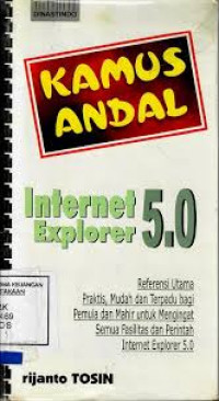 KAMUS ANDAL Internet Explorer 5.0