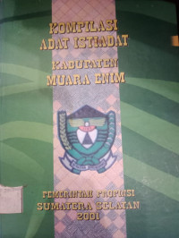 KOMPILASI ADAT ISTIADAT KABUPATEN MUARA ENIM