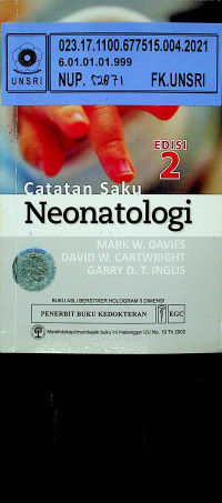Catatan Saku Neonatologi, Edisi 2