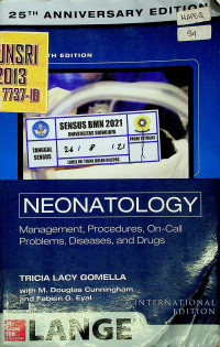 NEONATOLOGY : Management, Procedures, On-Call Problems, Diseses, and Drugs, SEVENTH EDITION