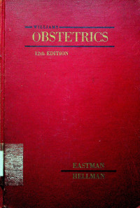 WILLIAMS OBSTETRICS, 12th EDITION