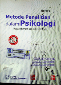 Metode Penelitian dalam Psikologi (Research Methods in Psychology), Edisi 9