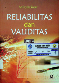 RELIABILITAS dan VALIDITAS, EDISI 4