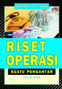 RISET OPERASI SUATU PENGANTAR