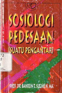 SOSIOLOGI PEDESAAN (SUATU PENGANTAR)
