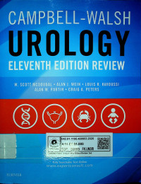 CAMPBELL-WALSH UROLOGY, ELEVENT EDITION REVIEW