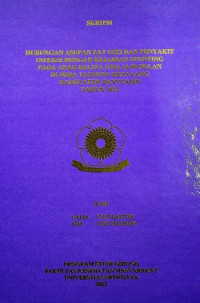 Image of HUBUNGAN ASUPAN ZAT GIZI DAN PENYAKIT INFEKSI DENGAN KEJADIAN STUNTING PADA ANAK BALITA USIA 24-59 BULAN DI DESA TANJUNG KEPAYANG KABUPATEN BANYUASIN TAHUN 2022