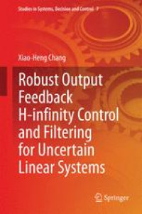 Image of Robust Output Feedback H-infinity Control and Filtering for Uncertain Linear Systems
